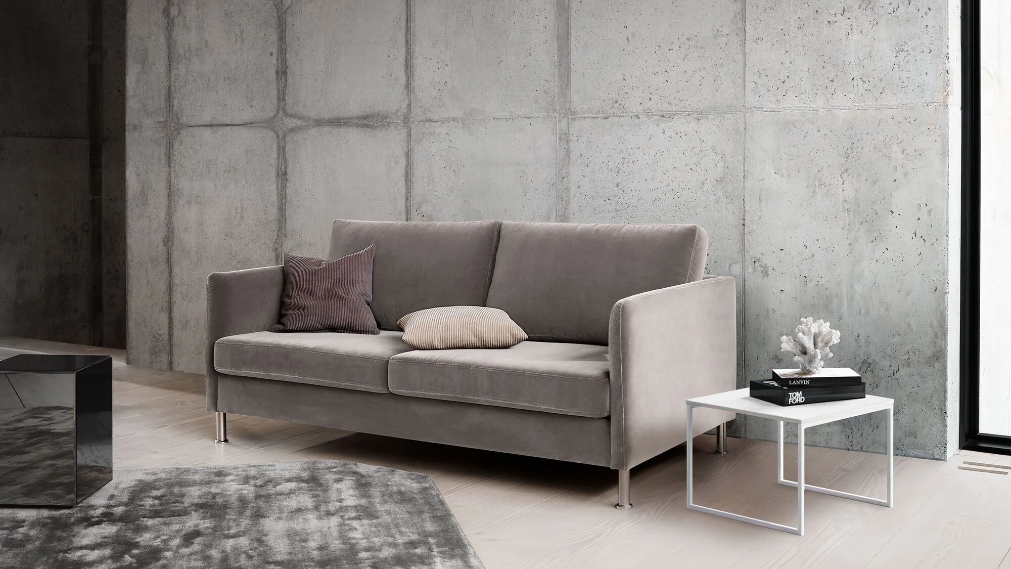 Диван Indivi - Tomelilla fabric 3144 Blue  -  Под заказ в интерьере