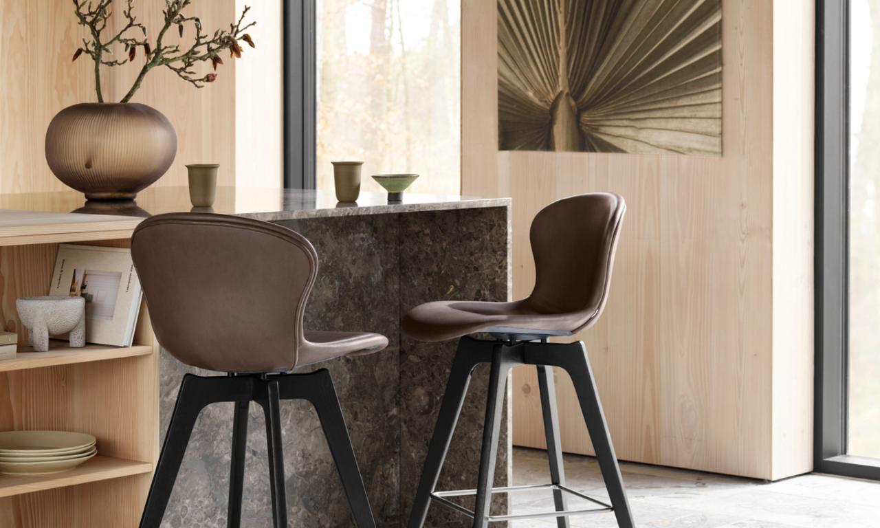 Барный стул Adelaide - Capri ткань песочного  цвета 3231 -  Под заказ в интерьере