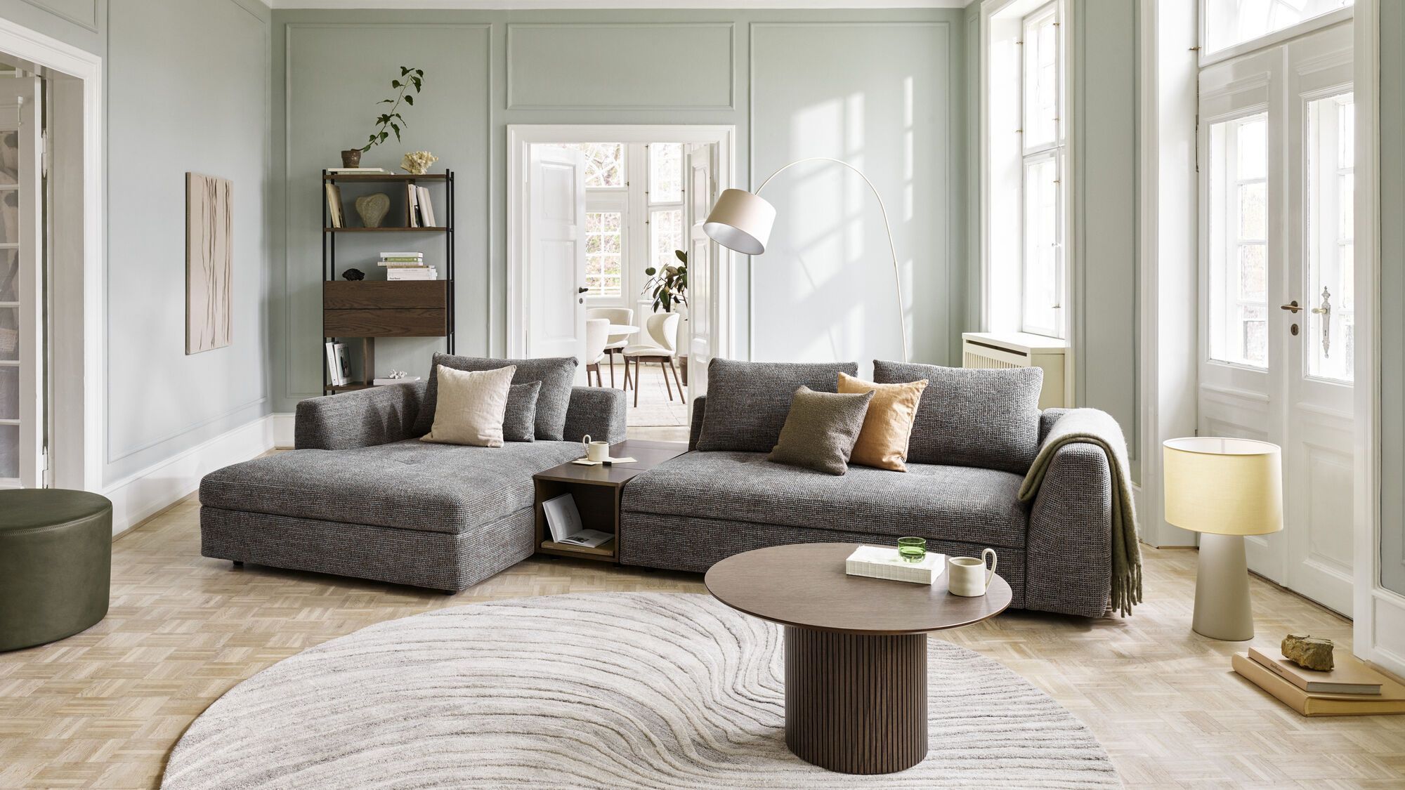 Система  для хранения Calgary c выдвижным ящиком -  Под заказ в интерьере