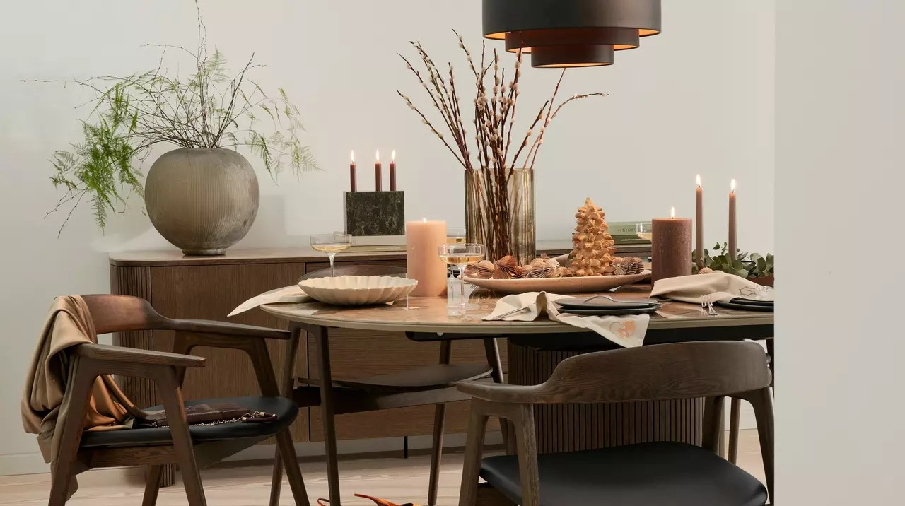 Обеденный стул Seoul -  Ravello 3220 Ткань песочного цвета  -  Под заказ в интерьере