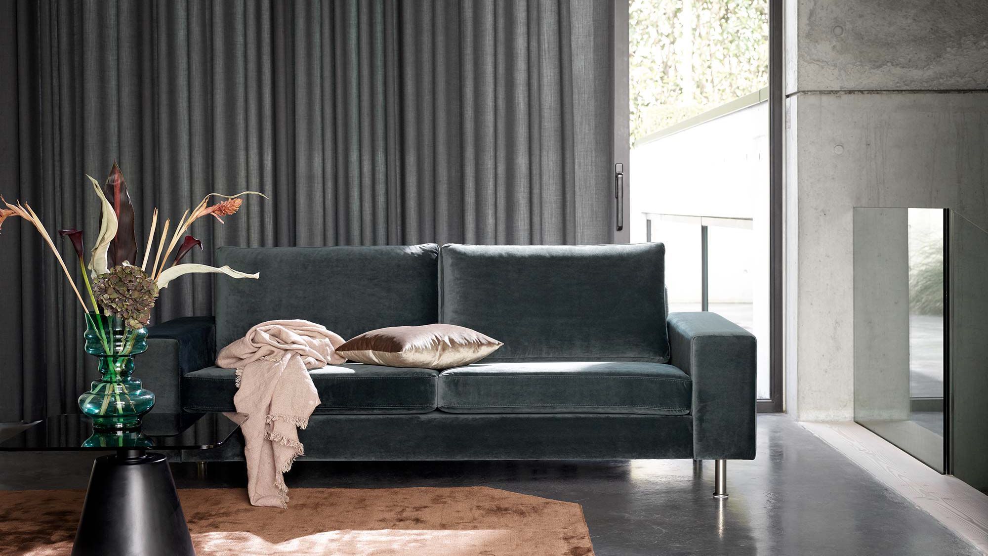 Диван Indivi - Bristol 3063 Ткань бежевая  -  Под заказ в интерьере