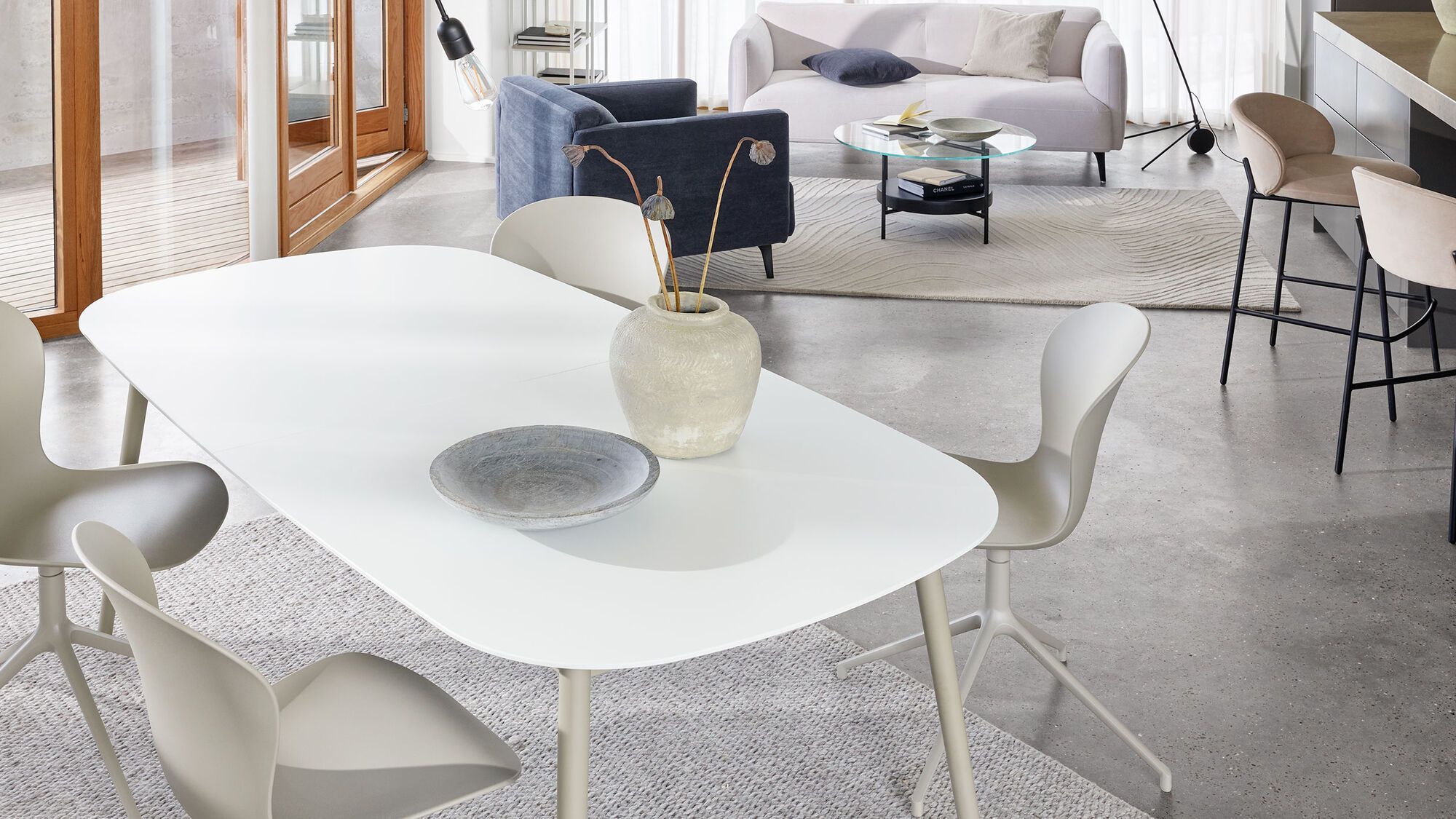 Стол Kingston с дополнительной столешницей -  В наличии в интерьере