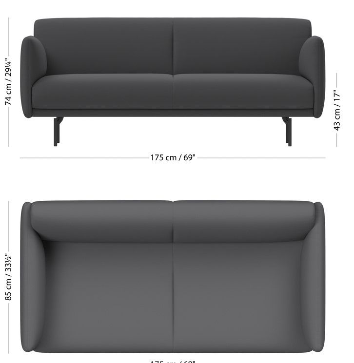 2,5 местный диван Berne - Tomelilla fabric 3143 Mustard  -  Под заказ