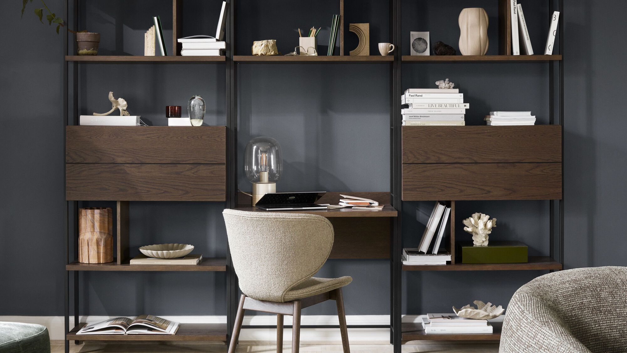 Система  для хранения Calgary c выдвижным ящиком -  Под заказ в интерьере