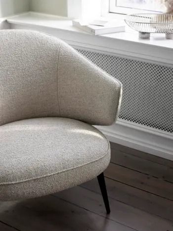 Кресло Charlotte - Lazio 3091 Ткань бежевого цвета