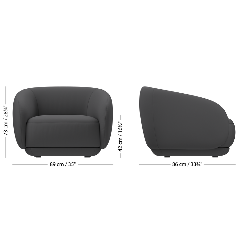 Кресло Bolzano - Lazio 3090 Ткань белого цвета  -  Под заказ