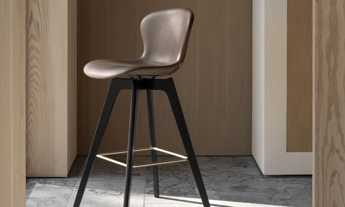 Барный стул Adelaide - Bristol 3065 Синяя ткань  -  Под заказ в интерьере