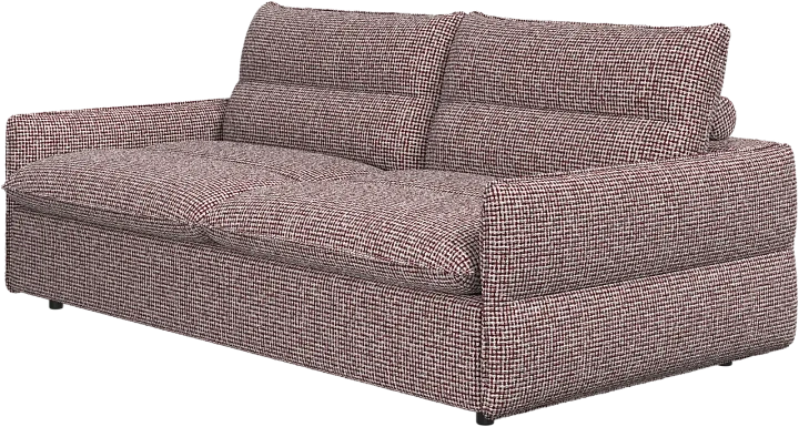 3-местный диван-кровать Southampton - Tuscany темно-бордового цвета 3207 -  Под заказ