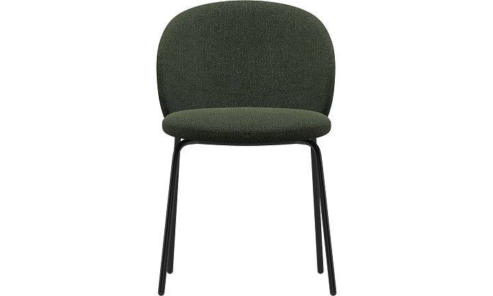 Обеденный стул Princeton - Lazio 3094 Темно-зеленая ткань  -  Под заказ