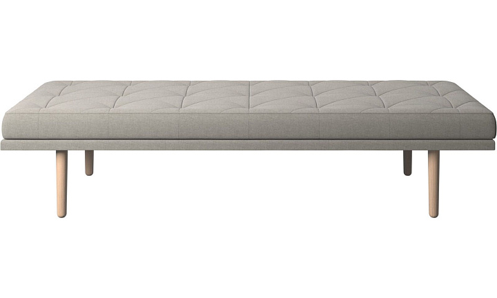 Кушетка Fusion - Frisco 2063 Ткань с покрытием aquaclean светло-серого цвета  -  Под заказ