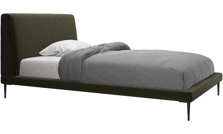 Кровать Arlington, без матраса - Velvet 3134 Ткань светло-зеленая  -  Под заказ