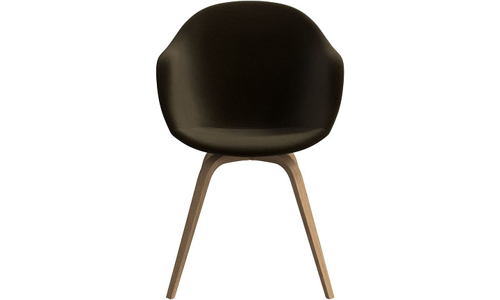 Обеденный стул Hauge - Velvet 3132 Ткань пыльно-коричневого цвета  -  Под заказ