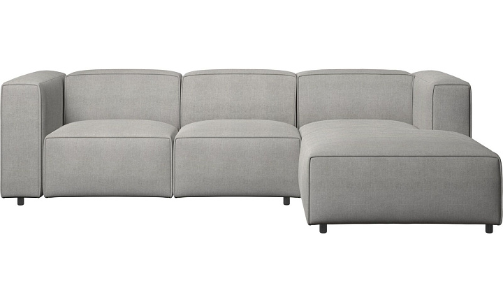 Диван Carmo с модулем для отдыха - Tomelilla fabric 3142 Grey  -  Под заказ