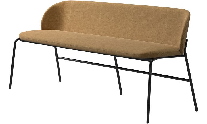 Скамейка Princeton - Napoli 2252 Ткань золотисто-бежевого цвета  -  Под заказ