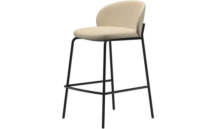 Барный стул Princeton - Nani 2110 Ткань песочного цвета  -  Под заказ