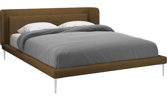 Кровать Austin, без матраса - Bristol 3066 Ткань горчичного цвета  -  Под заказ