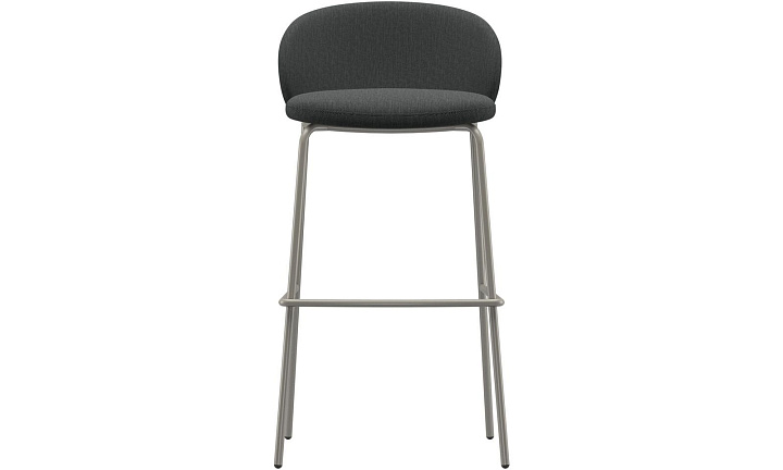 Барный стул Princeton -  Nani 2111 Ткань темно-серого цвета -  Под заказ