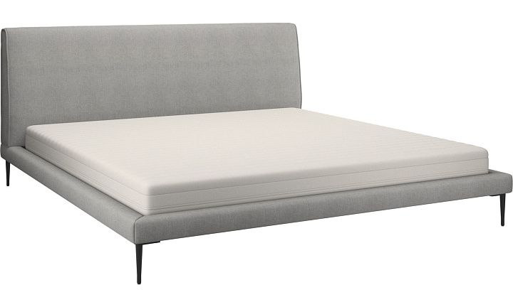 Кровать Arlington, без матраса - Tomelilla fabric 3142 Grey  -  Под заказ