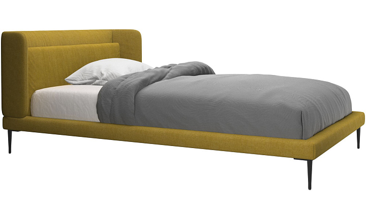 Кровать Austin, без матраса - Tomelilla fabric 3143 Mustard  -  Под заказ