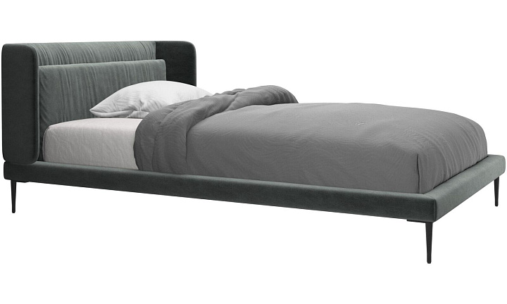 Кровать Austin, без матраса - Velvet 3032 Дымчато-зеленая ткань 2 -  Под заказ