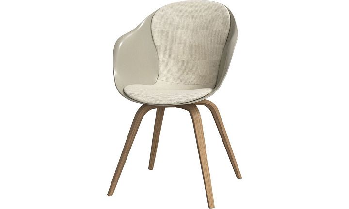 Обеденный стул Hauge - Bresso 3150 Бежевая ткань -  Под заказ