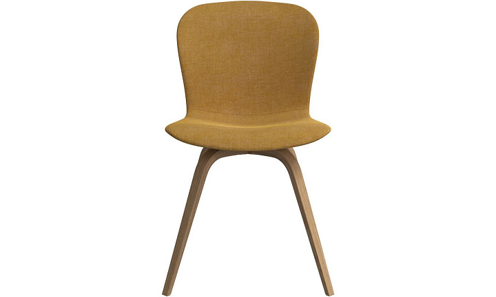Обеденный стул Hauge - Tomelilla fabric 3143 Mustard  -  Под заказ