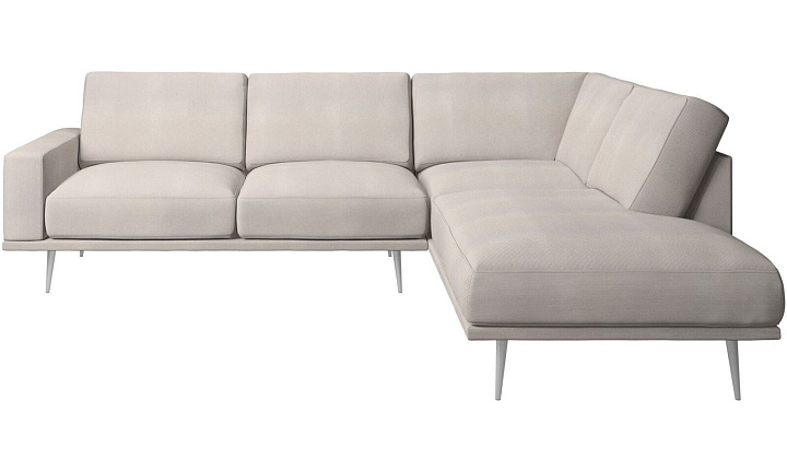 Диван Carlton с модулем для отдыха - Skagen 3160 Бежевая ткань  -  Под заказ