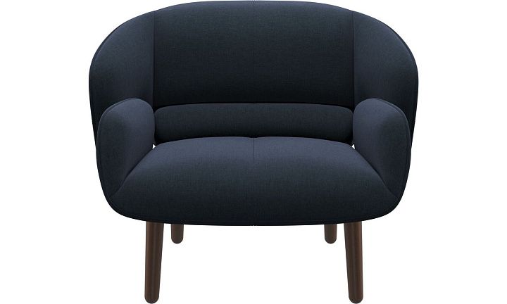 Кресло Fusion - Frisco 2065 Ткань тёмно-синего цвета  -  Под заказ