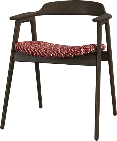 Обеденный стул Seoul - Avellino ткань красного цвета 3250 -  Под заказ