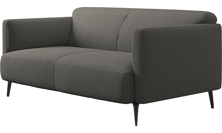 2-х местный диван Modena - Frisco 2067 Ткань цвета серого камня  -  Под заказ