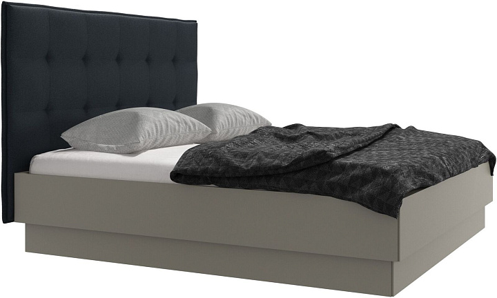 Кровать Lugano с местом для хранения - Bristol 3065 Синяя ткань  -  Под заказ