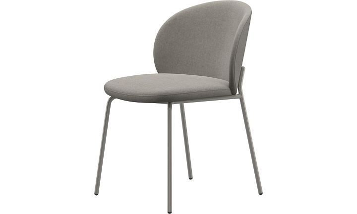Обеденный стул Princeton - Frisco 2063 Ткань с покрытием aquaclean светло-серого цвета  -  Под заказ