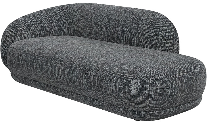Диван с козеткой Bolzano - Tuscany серого цвета 3203 -  Под заказ