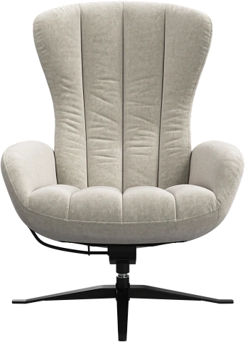 Кресло Tilburg с функцией вращения -  Ravello 3221 Ткань бежевого цвета  -  Под заказ