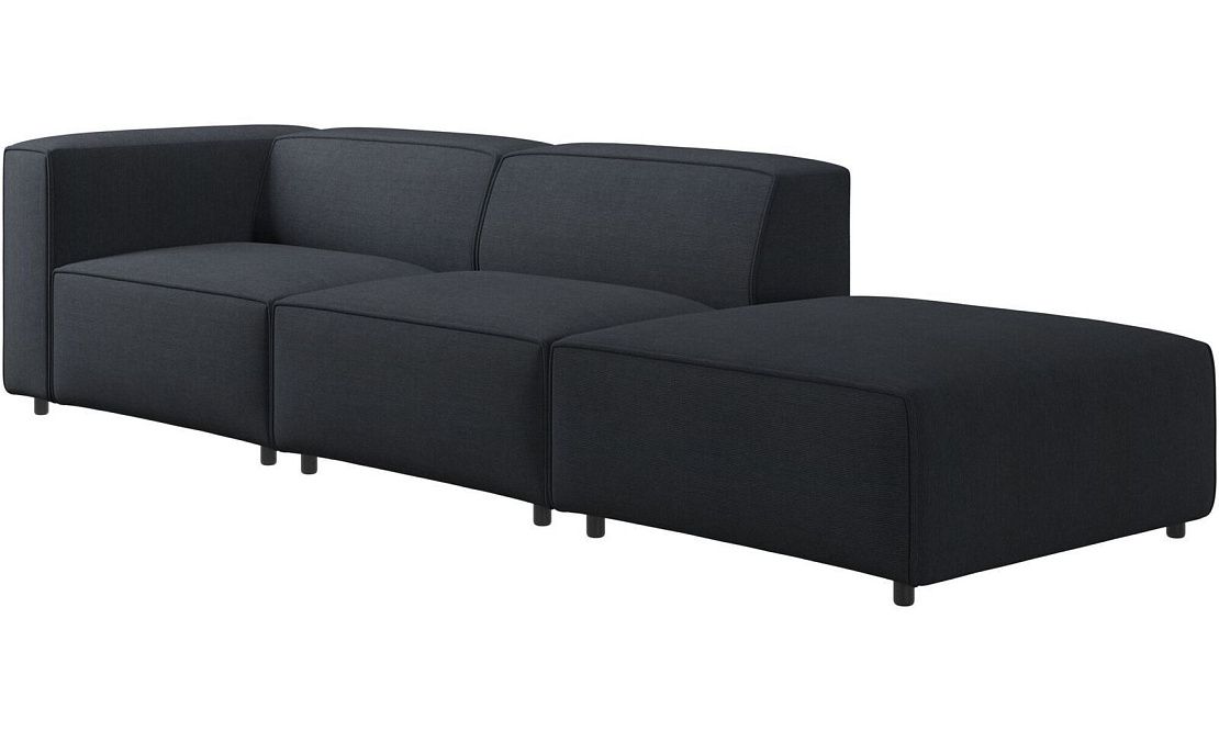 Диван Carmo с модулем для отдыха - Skagen 3164 Стальная ткань  -  Под заказ - артикул 4160000AV003164 - фото 2