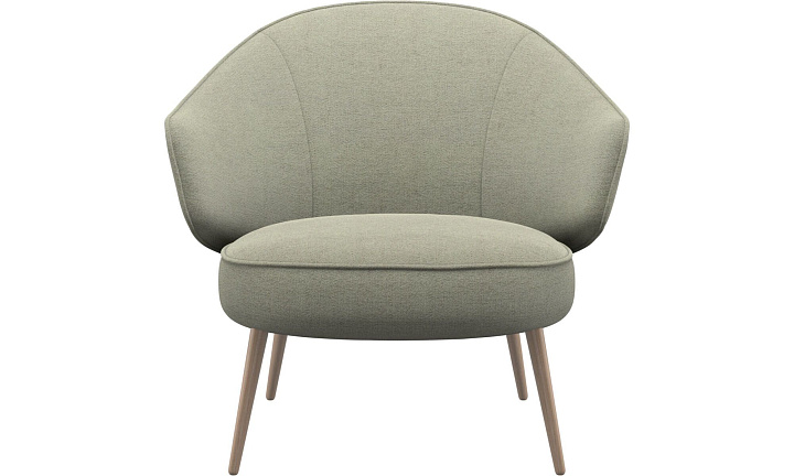 Кресло Charlotte - Lazio 3092 Светло-зеленая ткань  -  Под заказ