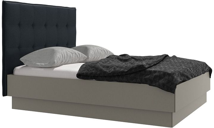 Кровать Lugano с местом для хранения - Bristol 3065 Синяя ткань  -  Под заказ