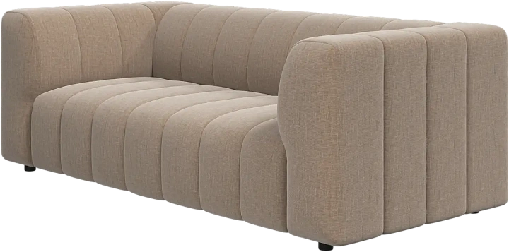 2,5-х местный  диван Bellagio - Napoli 2267 Ткань песочного цвета -  Под заказ