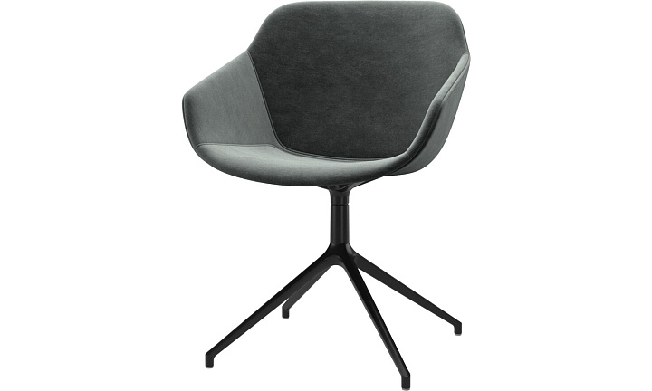 Cтул Vienna с функцией вращения - Velvet 3032 Дымчато-зеленая ткань 2 -  Под заказ