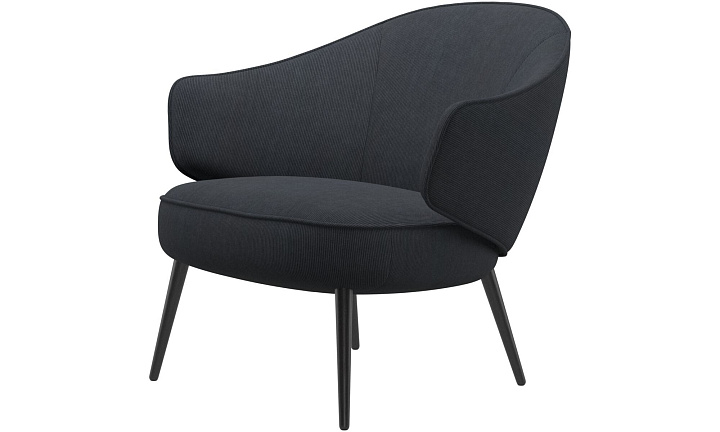 Кресло Charlotte - Skagen 3164 Стальная ткань  -  Под заказ