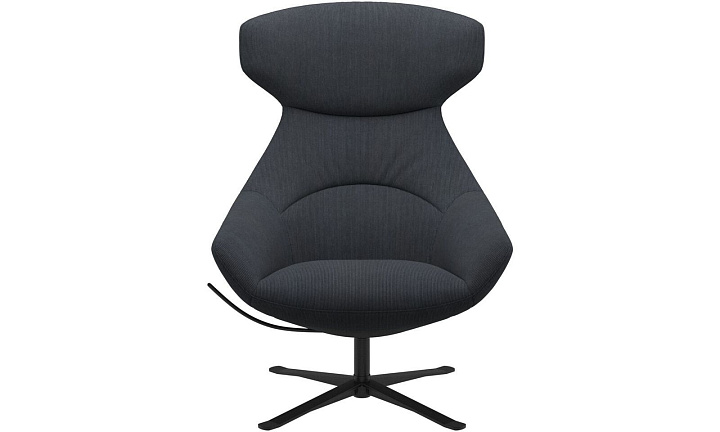 Кресло Porto с функцией вращения - Skagen 3164 Стальная ткань  -  Под заказ