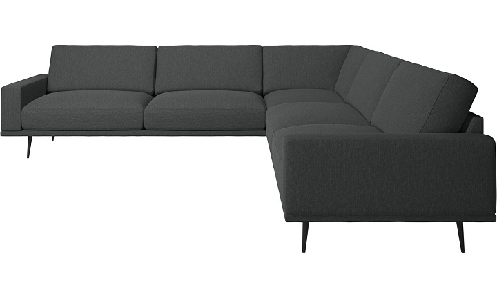 Угловой диван Carlton -  Nani 2111 Ткань темно-серого цвета -  Под заказ