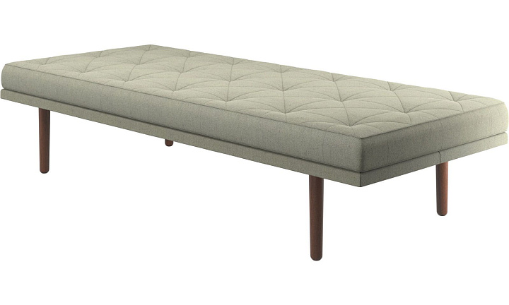 Кушетка Fusion - Lazio 3092 Светло-зеленая ткань  -  Под заказ