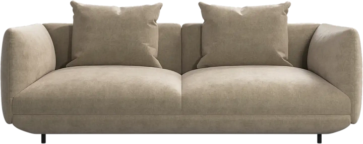 2-местный модуль Salamanca с 2 подлокотниками -  Ravello 3220 Ткань песочного цвета  -  Под заказ