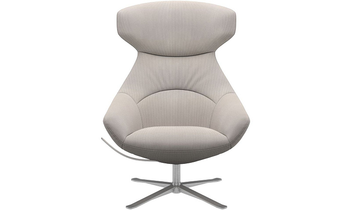 Кресло Porto с функцией вращения - Skagen 3160 Бежевая ткань  -  Под заказ