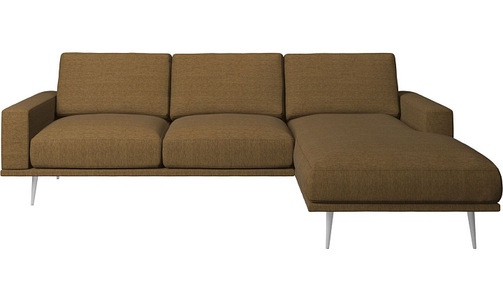 Диван Carlton с модулем для отдыха - Bristol 3066 Ткань горчичного цвета  -  Под заказ