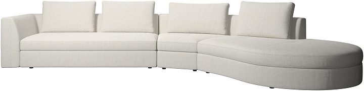 Диван Bergamo с круглым лаунж модулем
