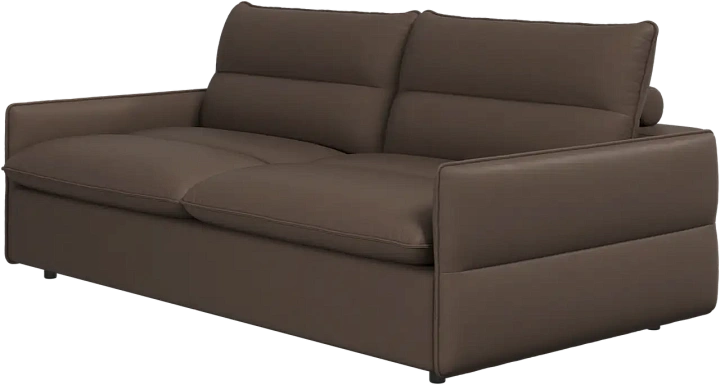3-местный диван-кровать Southampton - Nordic Vintage кожа 5151 серо-коричневого цвета -  Под заказ