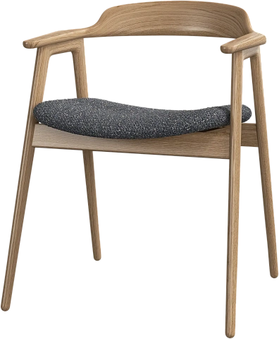 Обеденный стул Seoul - Avellino ткань серо-голубого  цвета 3253 -  Под заказ