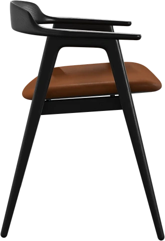 Обеденный стул Seoul - Nordic Vintage кожа 5150 карамельного цвета -  Под заказ